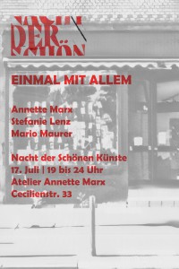Plakat Nacht der schönen Künste